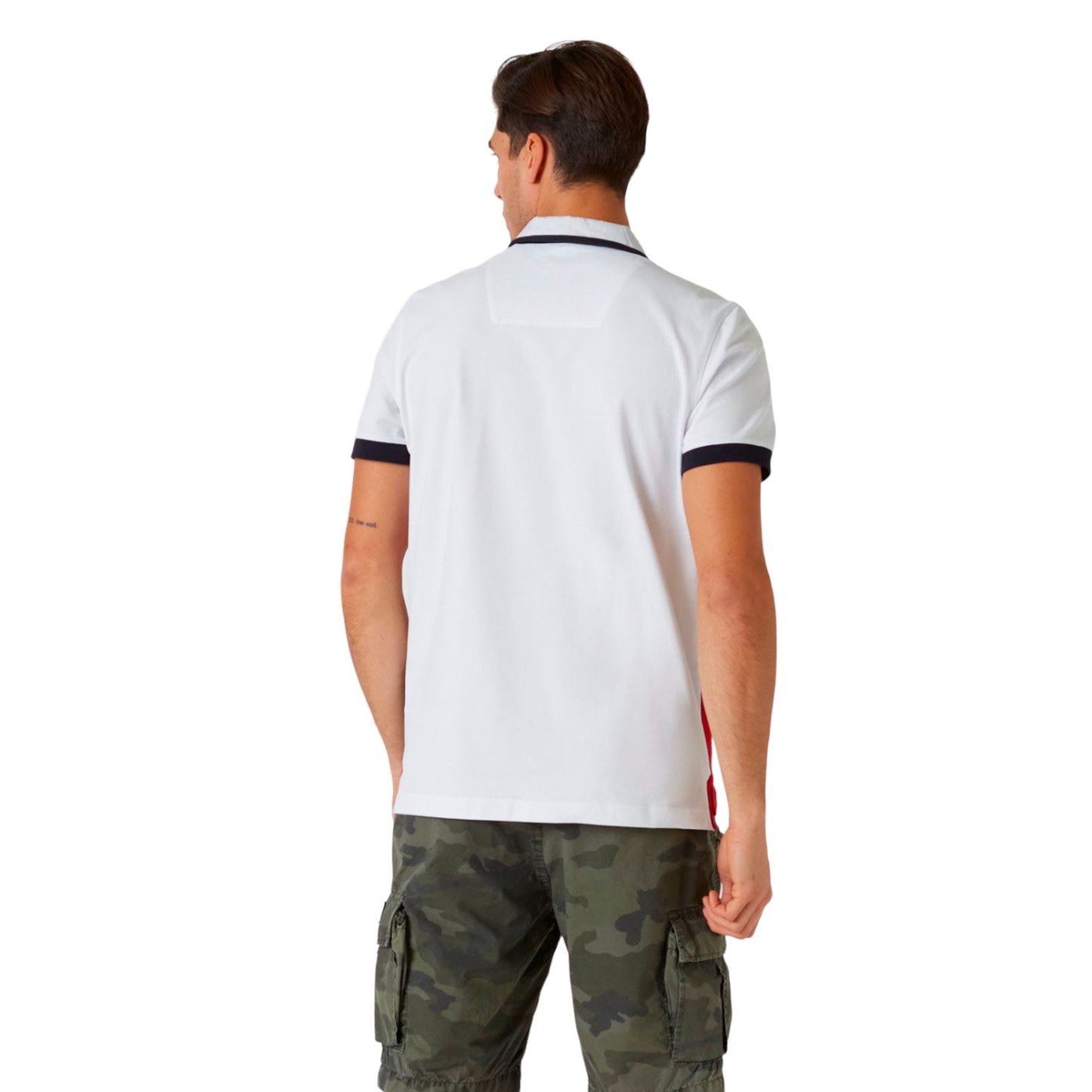 Polo Manica Corta Uomo Aeronautica Militare  Color-Block 15 Stormo 231PO1688P199