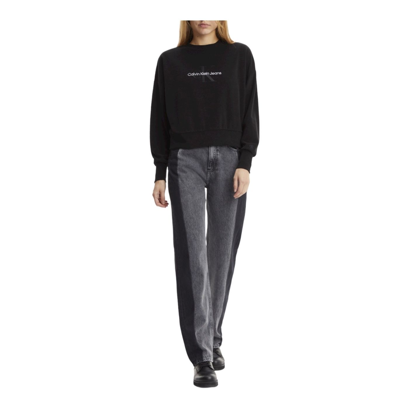 Felpa A Girocollo Donna Calvin klein Jeans   J20J218991