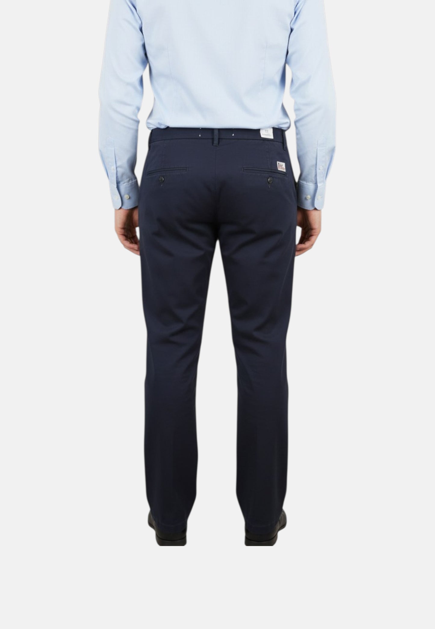 Pantaloni Carrot Fit Uomo Roy Roger's In Gabardina Elasticizzata Chino Conduit Read RRU90120C9250112