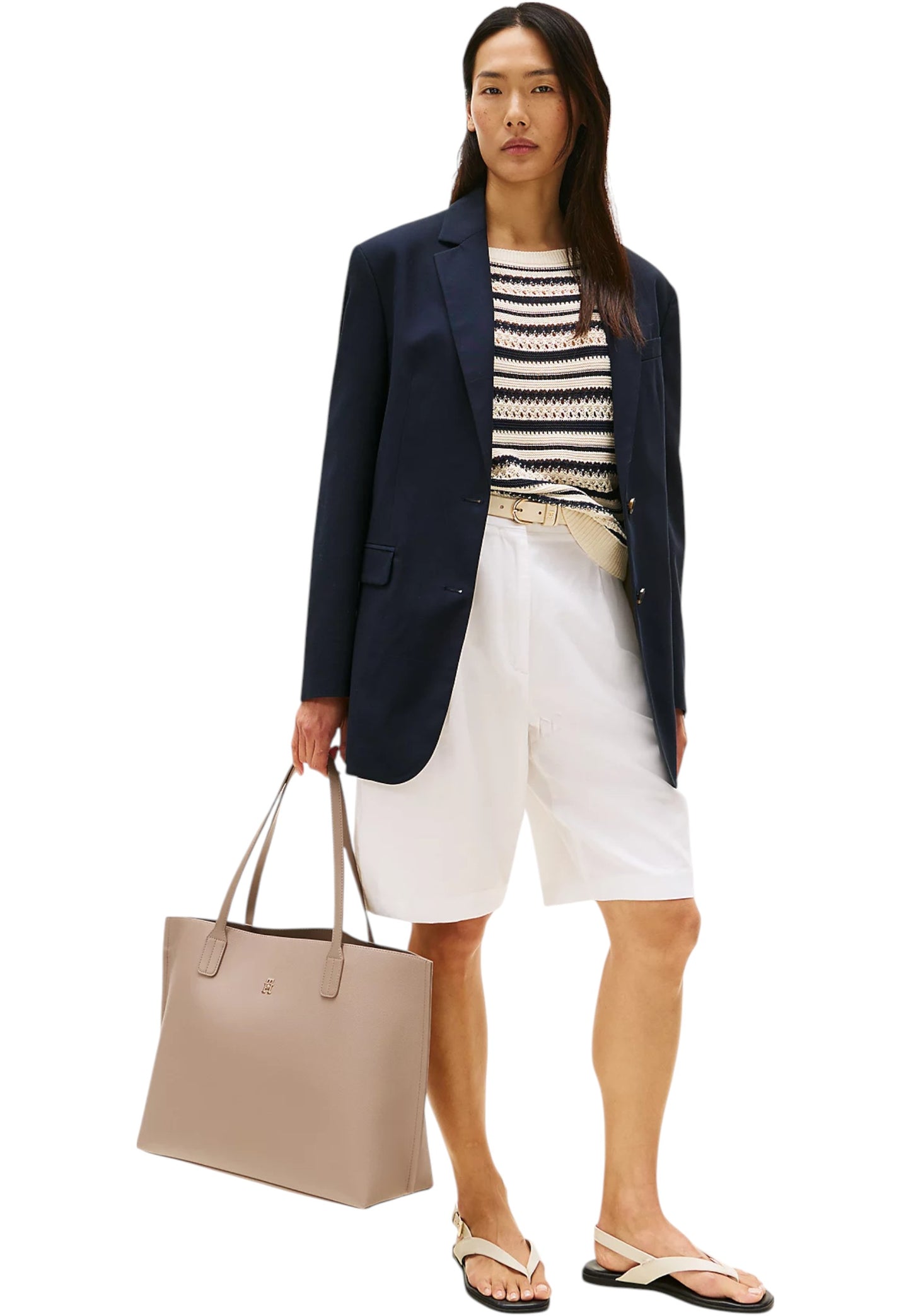 Borsa A Spalla Donna Tommy Hilfiger Tote Th Distinct AW0AW17461
