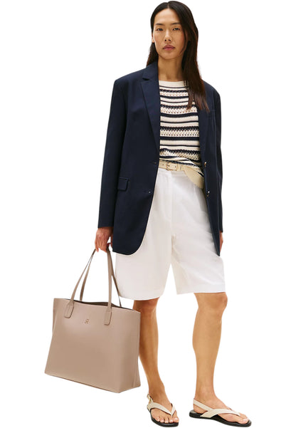 Borsa A Spalla Donna Tommy Hilfiger Tote Th Distinct AW0AW17461