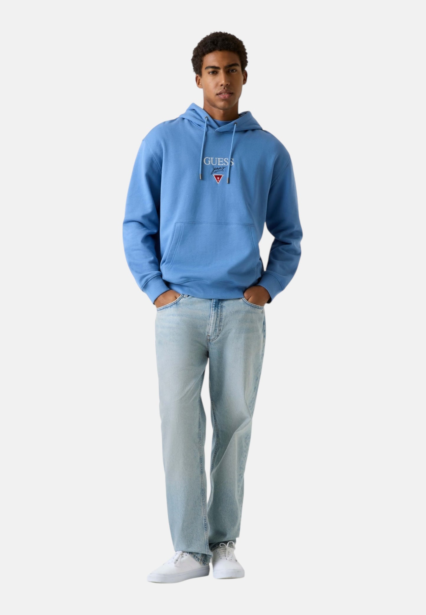 Felpa Con Cappuccio Uomo Guess  Gj Baker Logo M6RQ26KCPR1