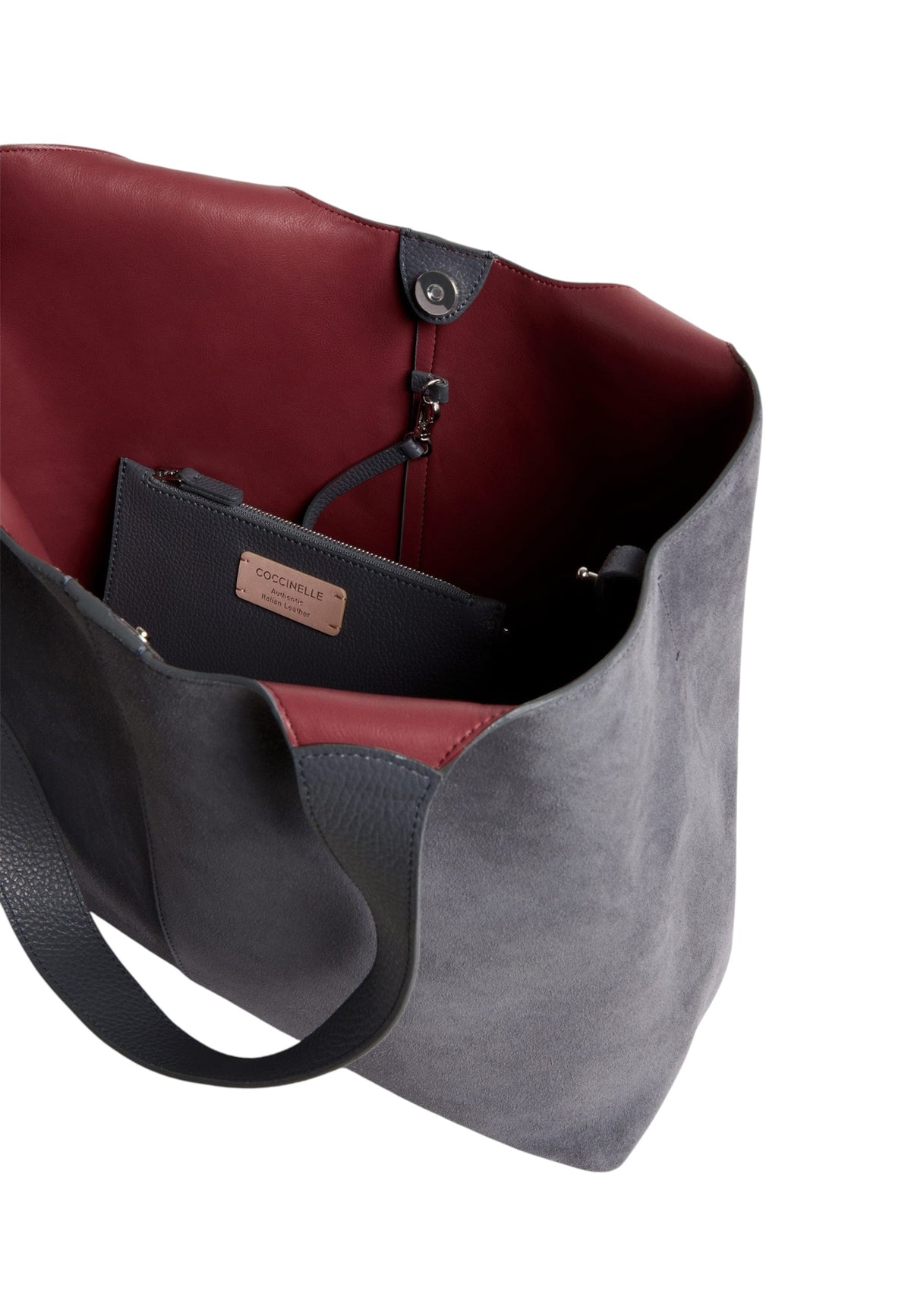 Borsa A Spalla Donna Coccinelle In camoscio, Pelle con grana C-Easy Suede E1THE110101