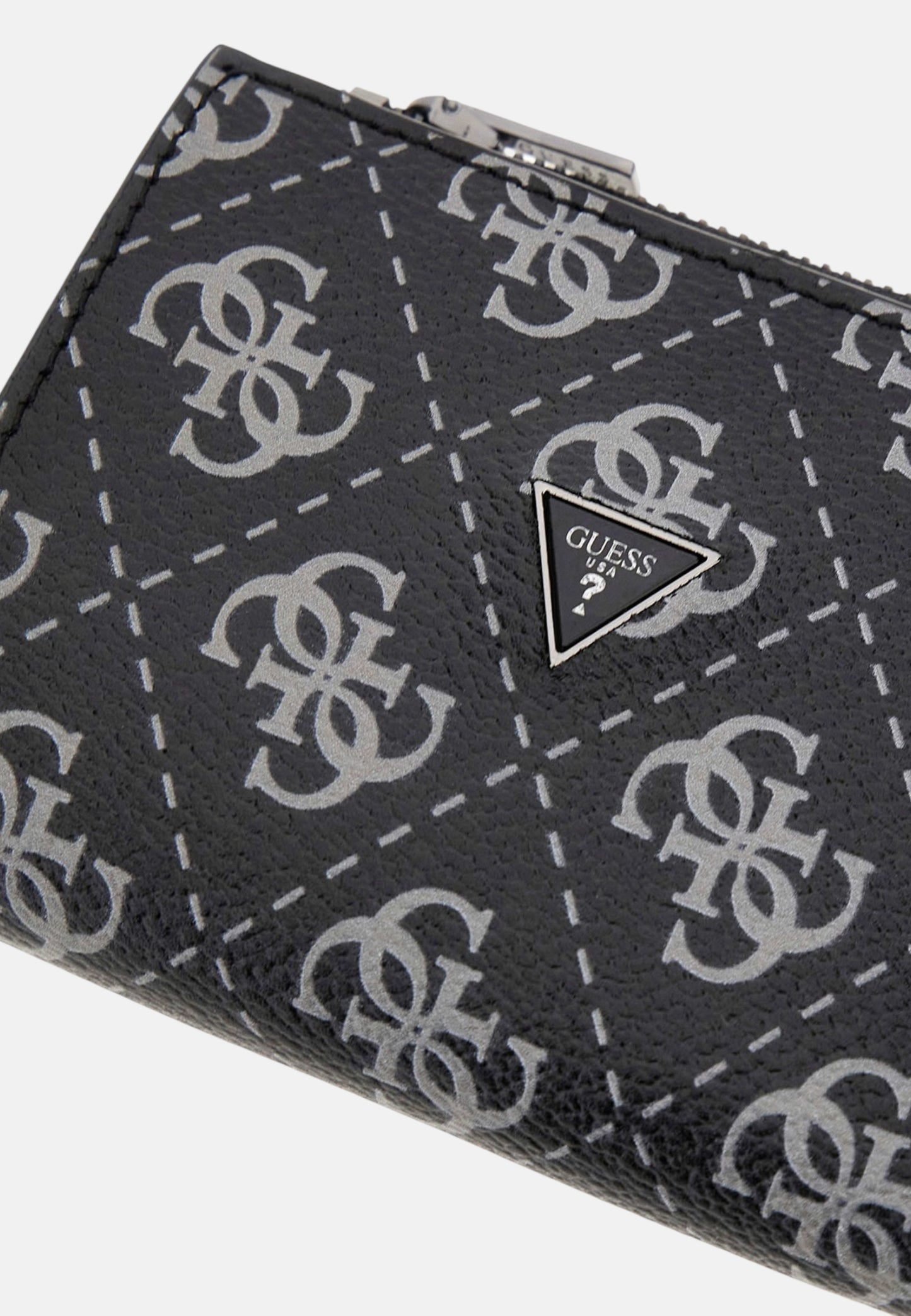 Portafoglio Con Portacarte Uomo Guess Bifold Top Zip Milano SMMALOLEA03