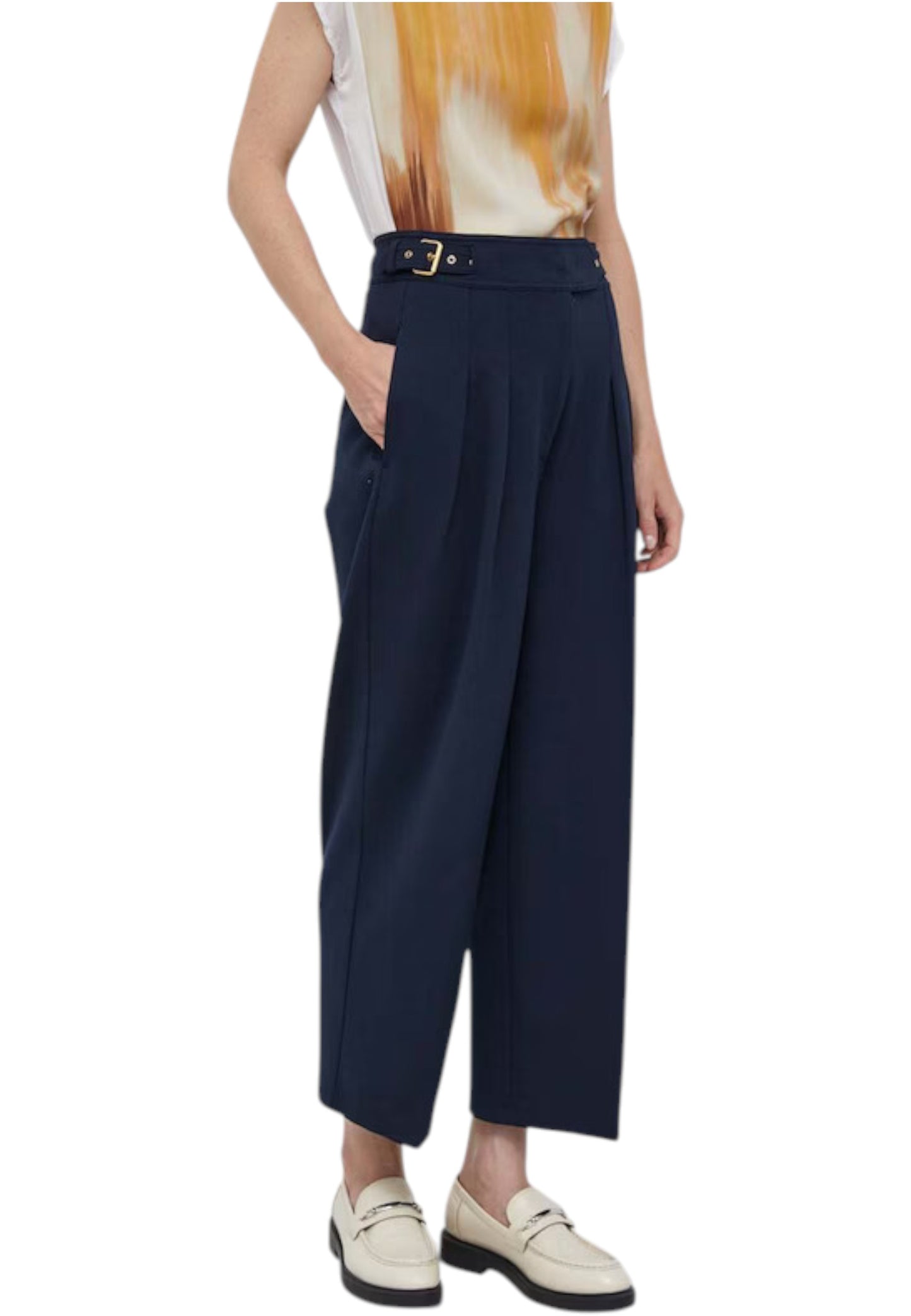 Pantaloni  Donna Lauren Ralph Lauren Plissettati Cropped Zattary 200909227