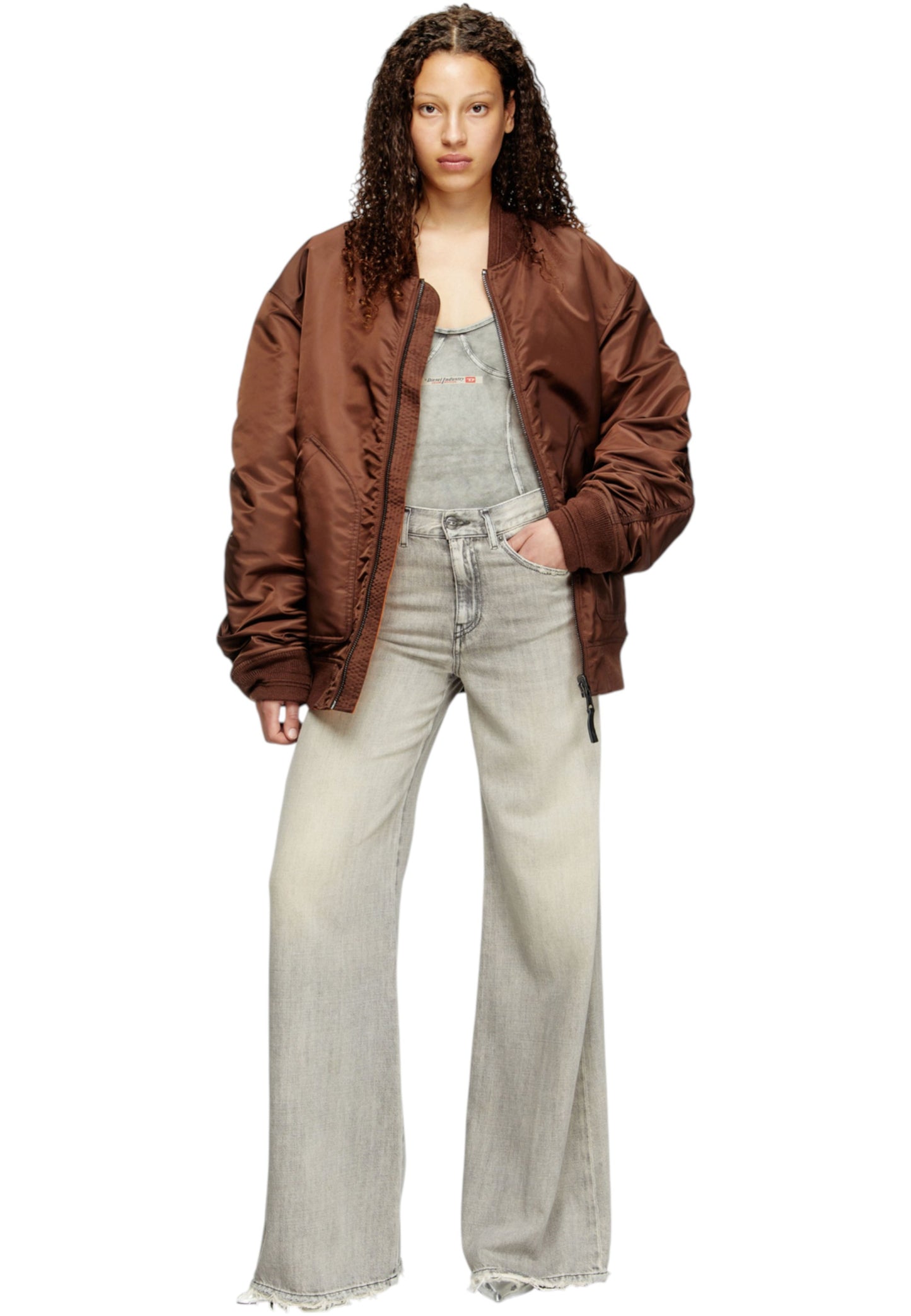 Pantaloni 5 Tasche Donna Diesel  1978 D-Akemi L.30 A03625068RU