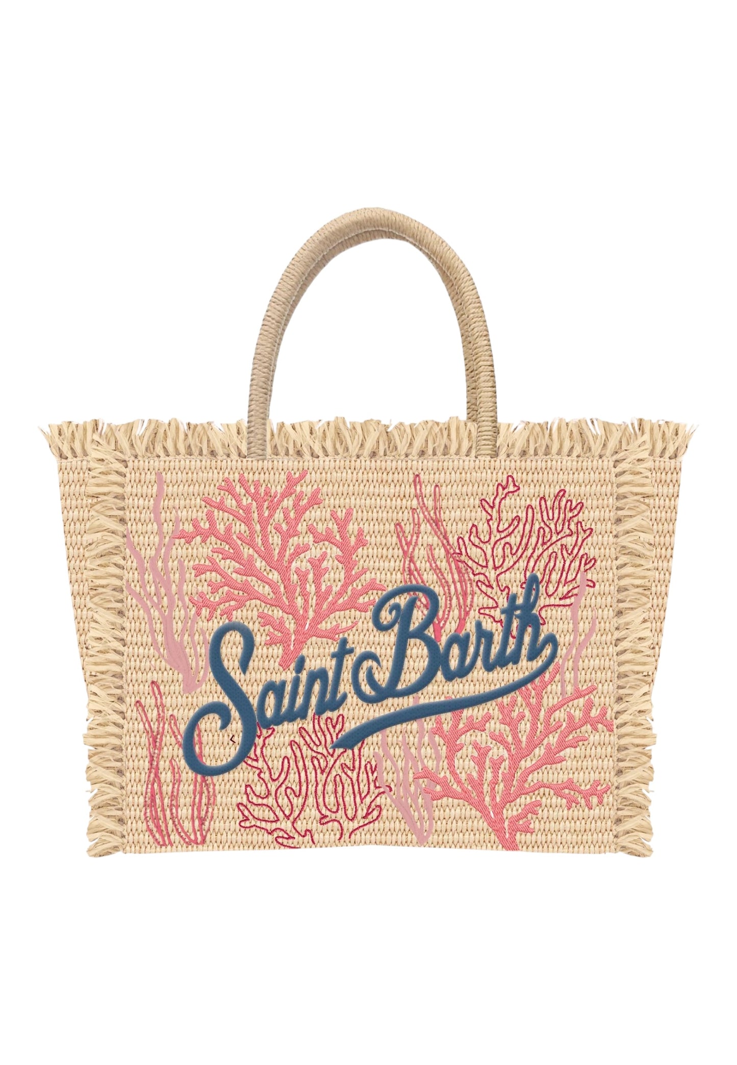 Borsa A Mano Donna Mc2 Saint Barth Coral Vanity Straw N VANI021
