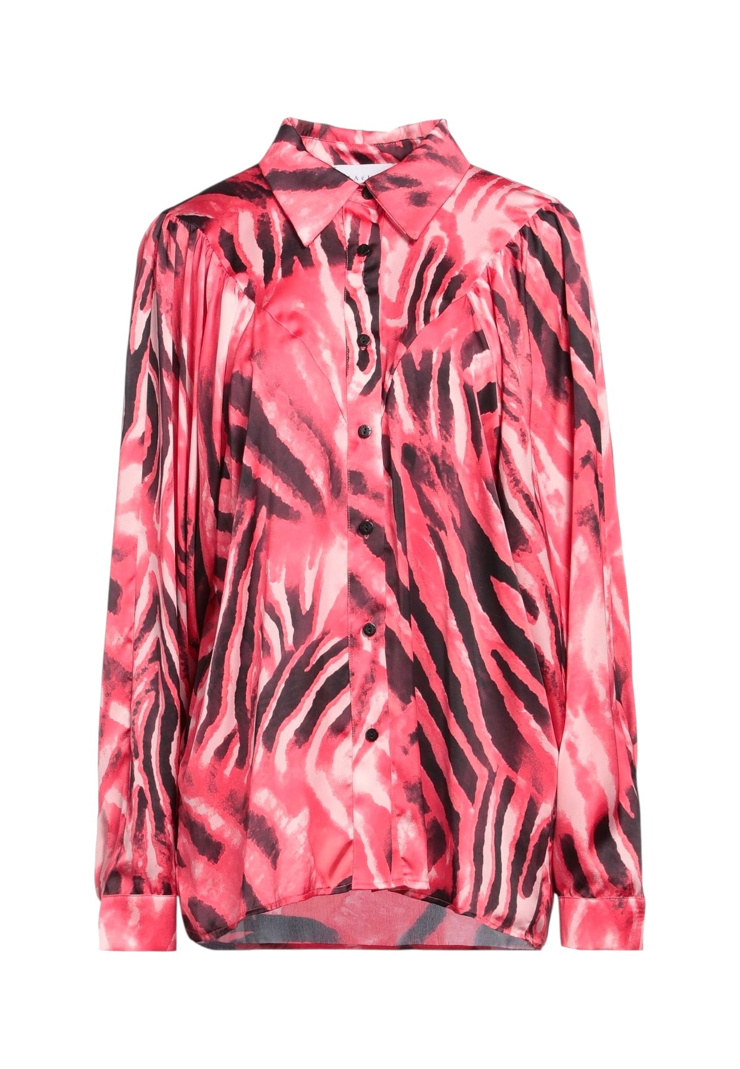 Camicia Manica lunga Donna Gaelle  In Raso Con Flag Logato GBDP16217