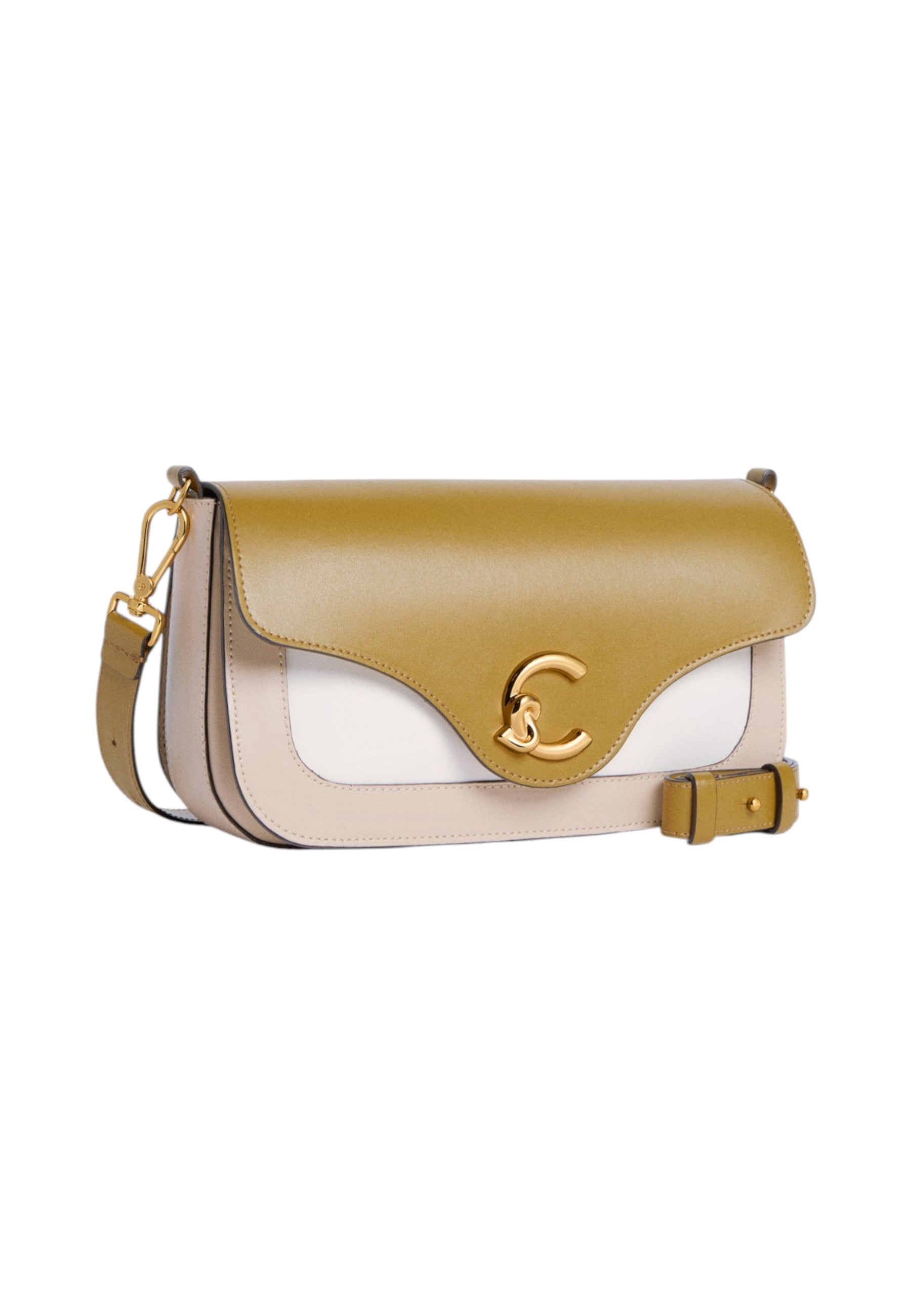 Borsa A Tracolla Donna Coccinelle In Pelle Liscia Di Vitello Multicolor Coccinelle C-Me Calf Tric E1U4H120301