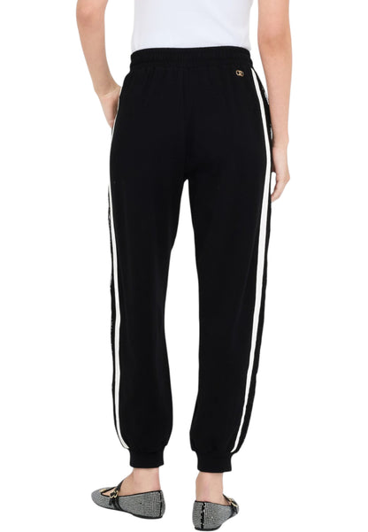 Pantaloni Tuta Donna Liu Jo Con Pizzo  TF5010J4523