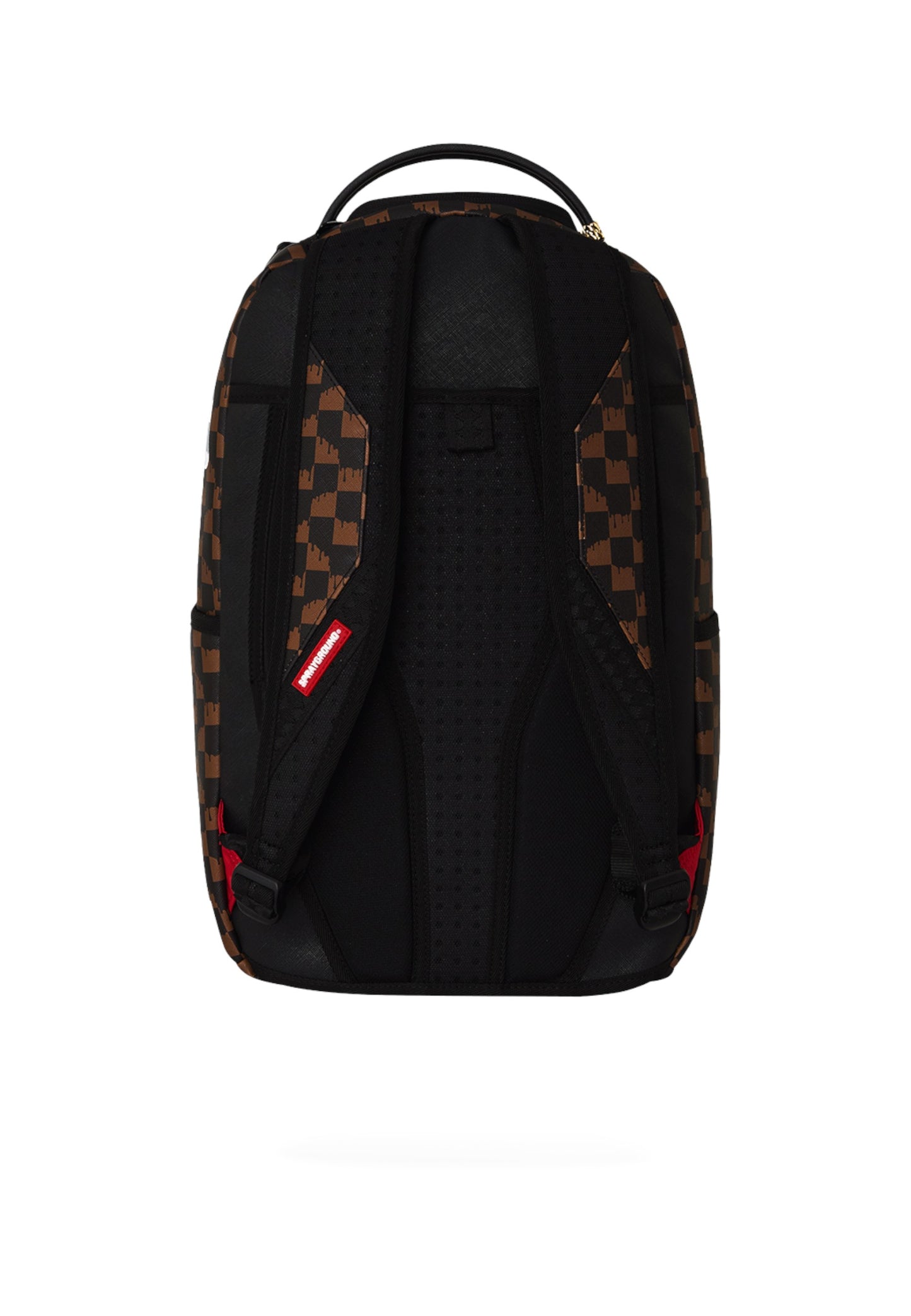 Zaino  Unisex Sprayground  Brown And Cream Drip Check Shark 910B8552NSZ
