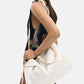 Borsa A Spalla Donna Desigual  Bag Half Logo Leiria 2.0 Ecru 26SAXPA7