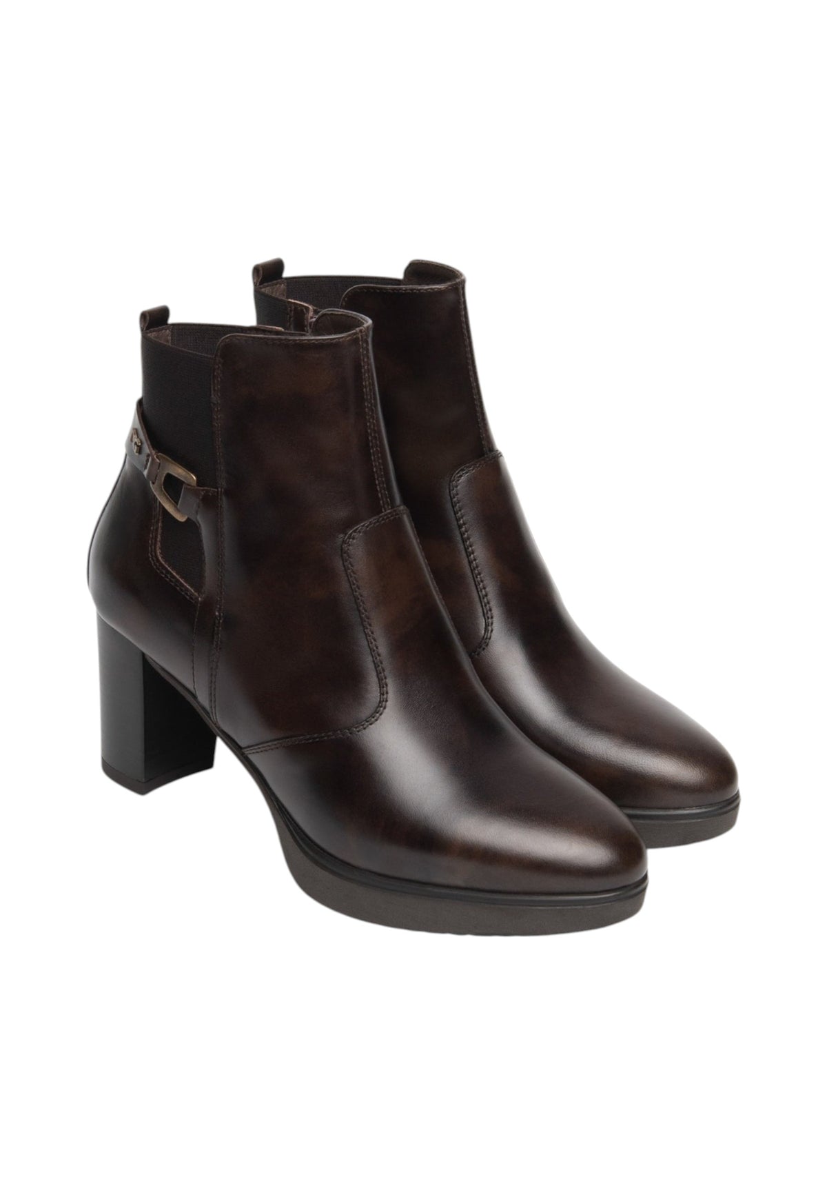 Stivaletti  Donna Nero Giardini  Manolete Elastico 85 Pu.Lesina L16720 T.M I617261D
