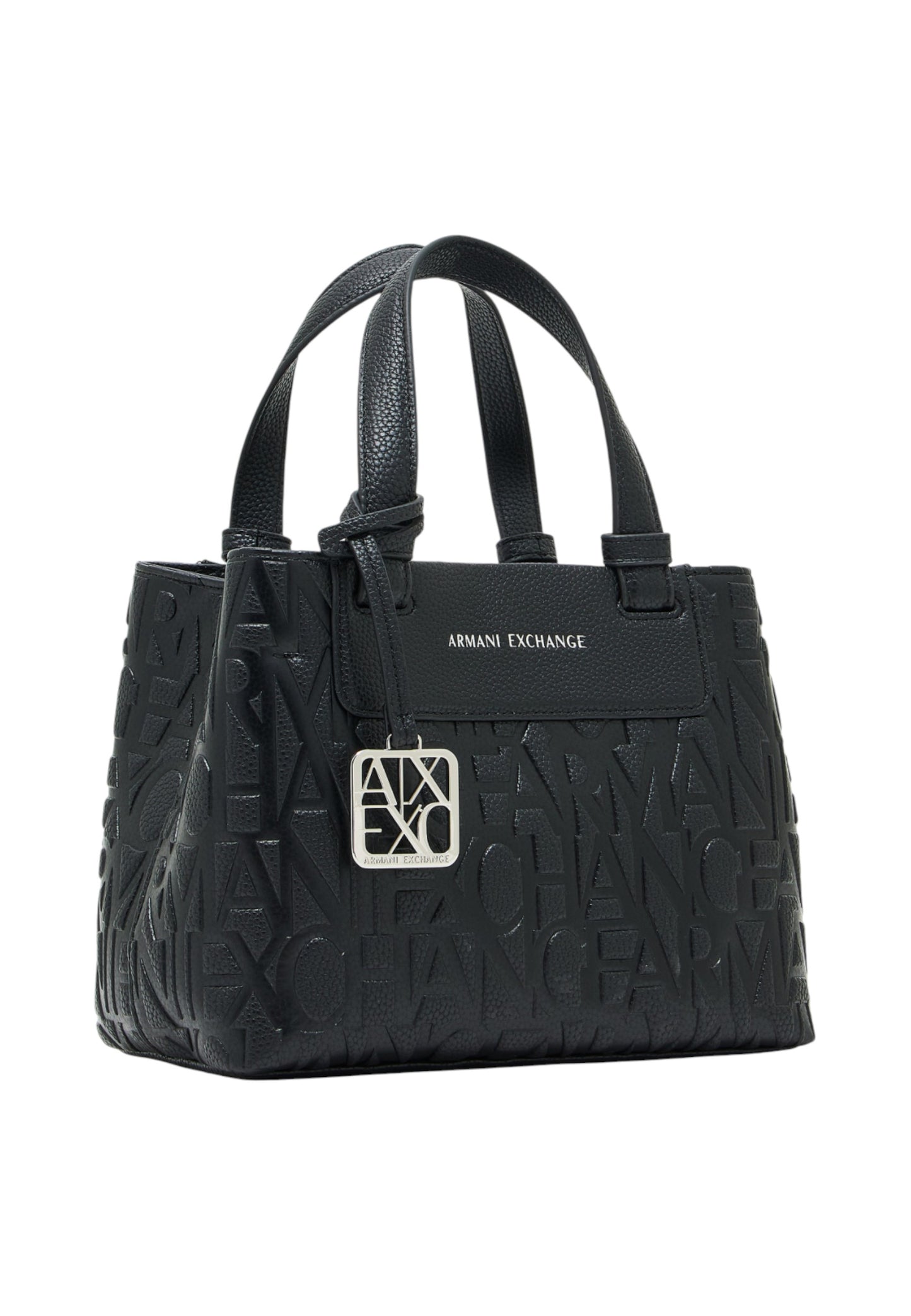Borsa A Mano Donna Armani Exchange Tote Piccola Con Logo Allover  XW001576AF15774