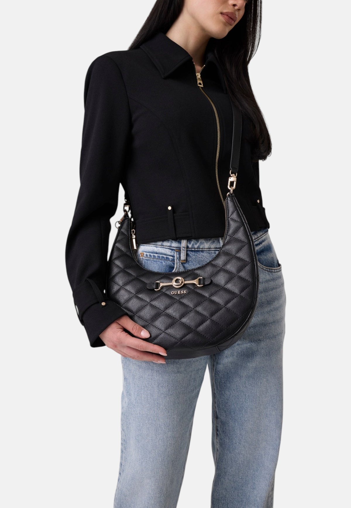 Borsa A Spalla Donna Guess Hobo Frances HWQG2241010