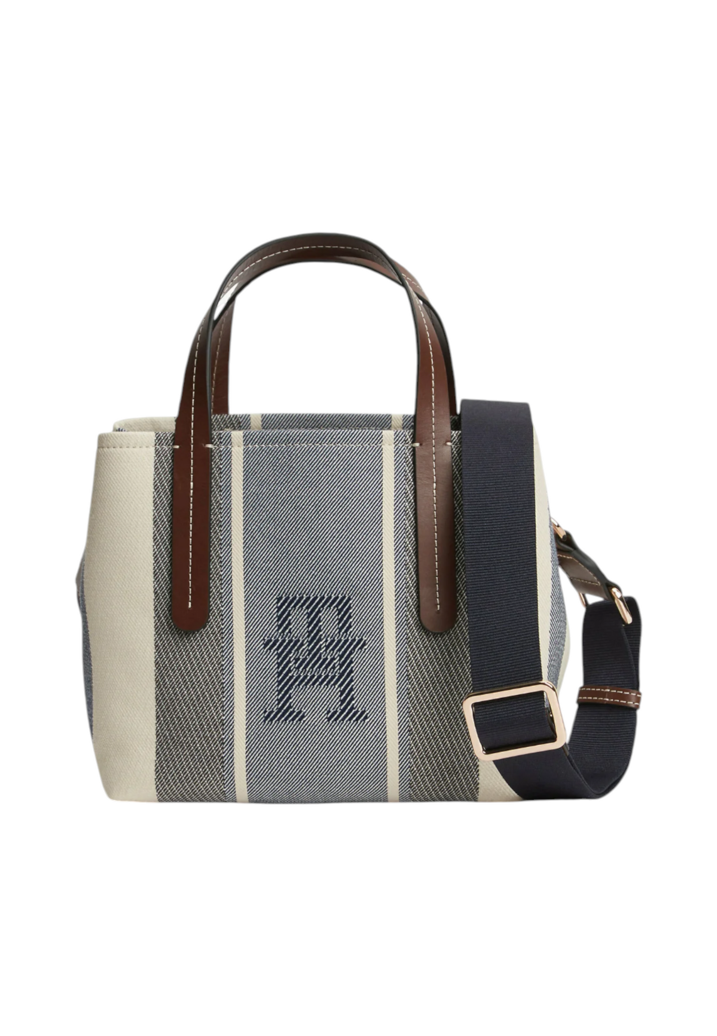 Borsa A Mano Donna Tommy Hilfiger Mini Satchel Jacquard Th City AW0AW18732