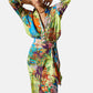 Gonna Midi Donna Liu Jo Tessuto Navetta Rainbow Tiger Eco Line WA6483T471A