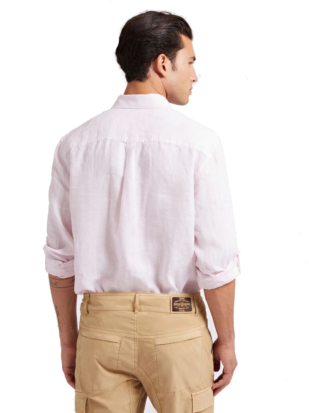 Camicia Manica lunga Uomo Guess   M2GH25WEKP0