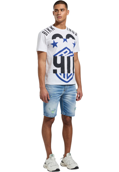 T-Shirt Manica Corta Uomo Bikkembergs Con Intarsi