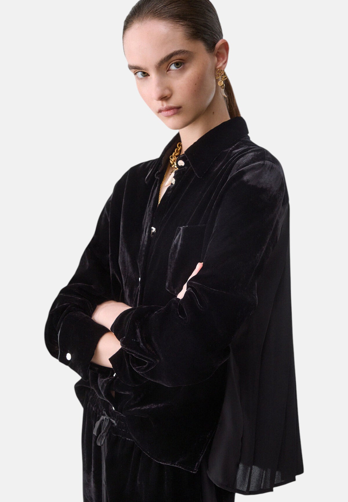 Camicia Manica lunga Donna Liu Jo Bimateriale  CF6201T6550