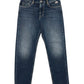 Jeans Carrot Fit Uomo Roy Roger's Denim di cotone, lavaggio Rose Hill, linea Re-Search Dapper Re-Search RSC002CT253259