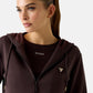 Felpa Con Cappuccio Donna Guess Zip intera Olympe V4YQ06KCAY2
