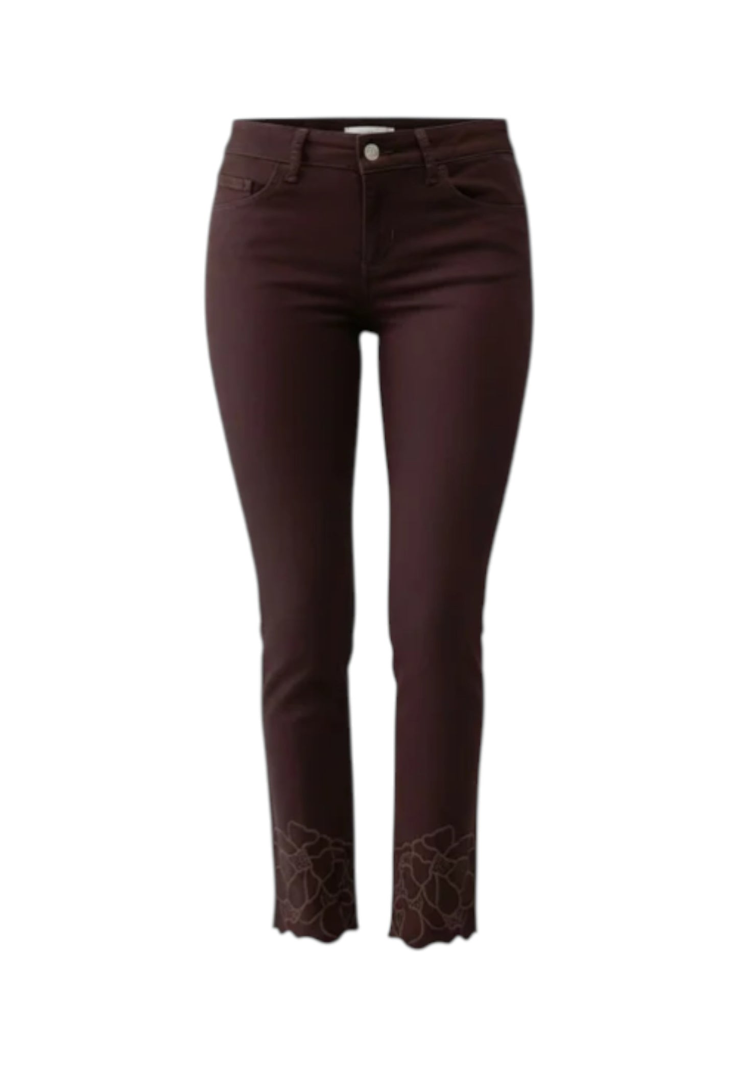 Pantaloni Skinny Fit Donna Liu Jo Con Ricamo Sangallo Vita Regolare Ideal WA6260T367A