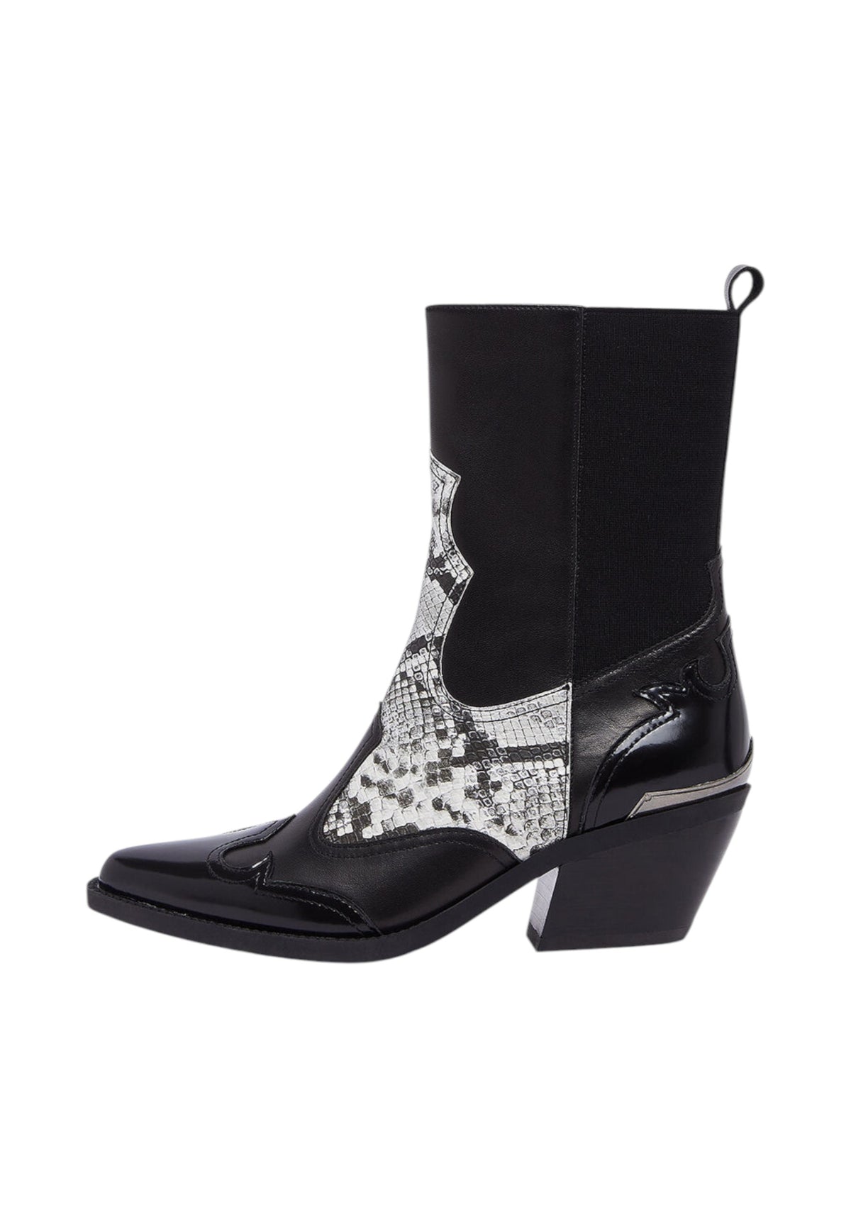 Stivaletti  Donna Liu Jo Texani In Pelle Con Stampa Pitonata Austin 02 SF6061PX662