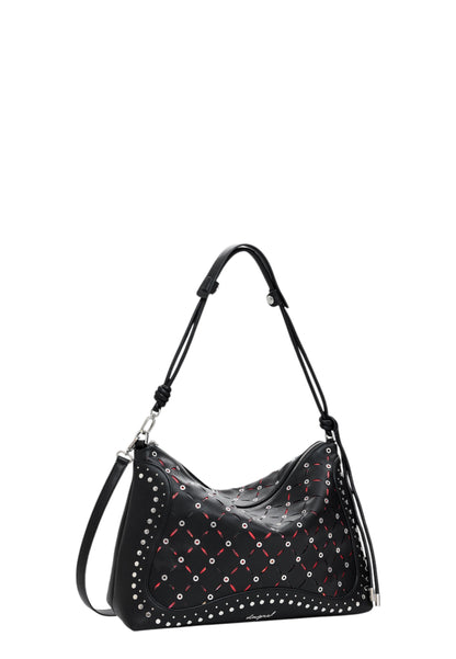 Borsa A Spalla Donna Desigual  Yankee Leiria Mini Black 25WAXP37