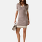 Vestito Corto Donna Guess In Maglia, Manica corta, Logo 4G Lise W6YK32Z0963
