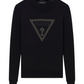 Maglione A Girocollo Donna Guess Logo triangolo Katie W6YR28Z0976