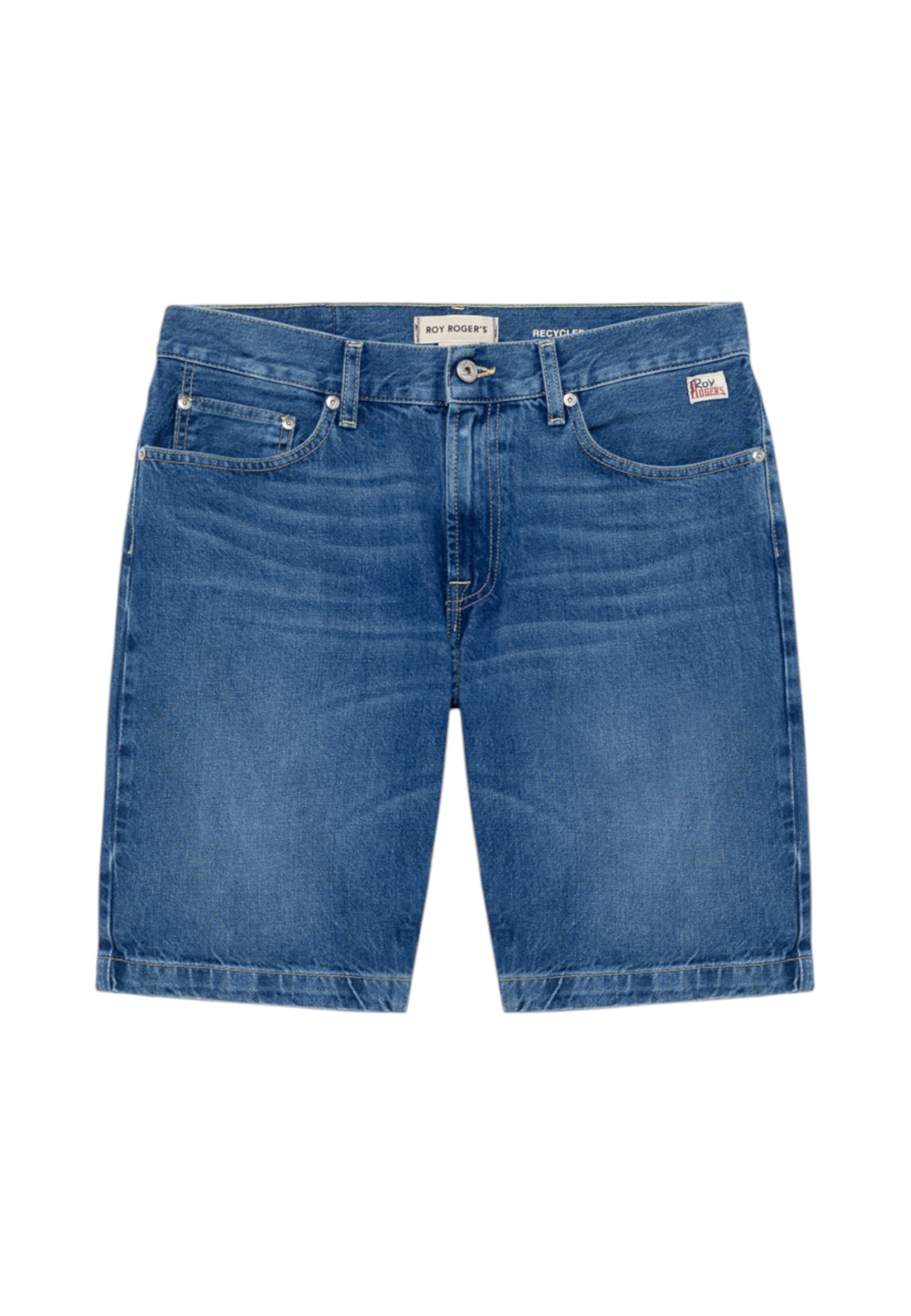 Pantaloncini Bermuda Uomo Roy Roger's In Denim Riciclato Cult Zanzibar RRU085D7213113