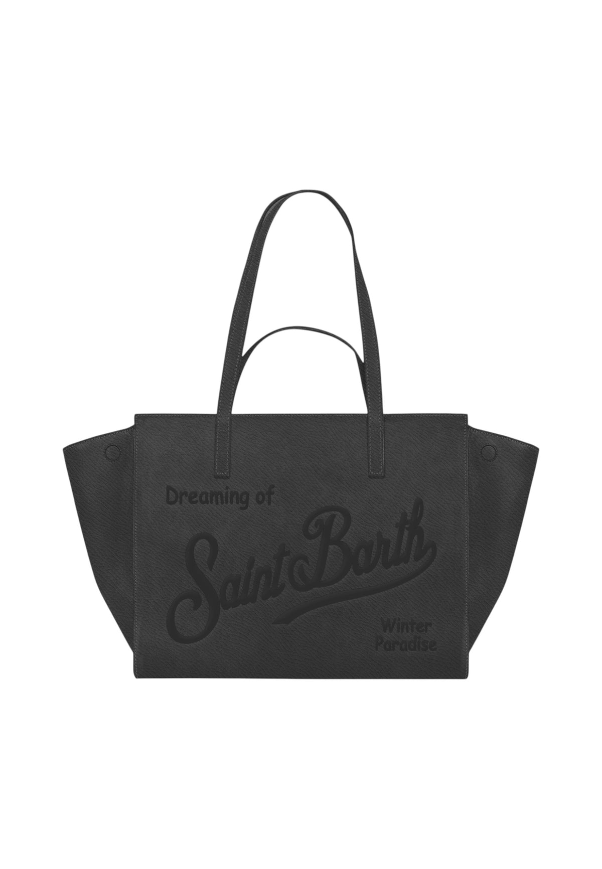 Borsa A Spalla Donna Mc2 Saint Barth Logo Sul Davanti, Il Logo Saint Barth Sul Davanti Jour Bag Midi JOBAM01-SAFFIANO-LEATHER-SB