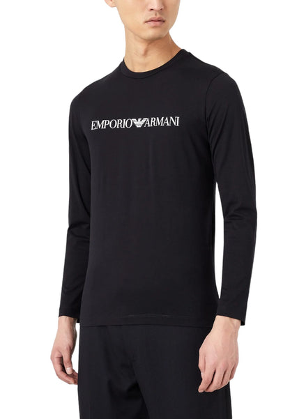 T-Shirt Manica lunga Uomo Emporio Armani  Logo 8N1TN81JPZZ