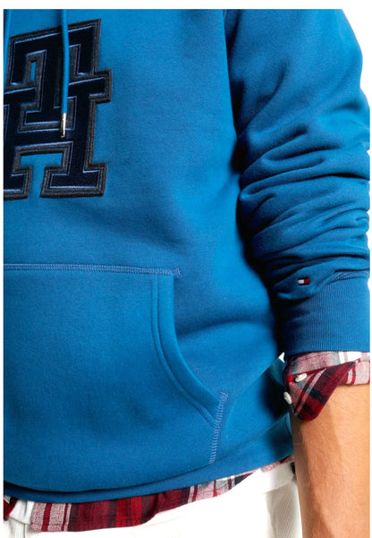Felpa Con Cappuccio Uomo Tommy Hilfiger  Monogram Applique MW0MW32702