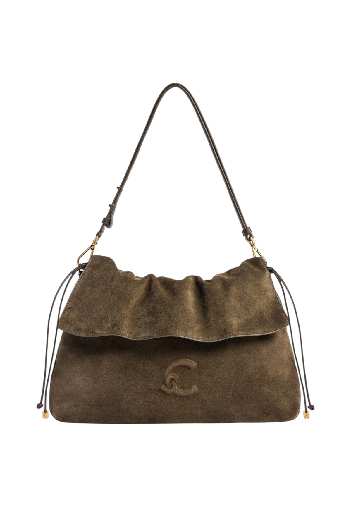 Borsa A Spalla Donna Coccinelle In camoscio, Pelle liscia, Bimateriale Lidia Suede Bimaterial E1V9G130301