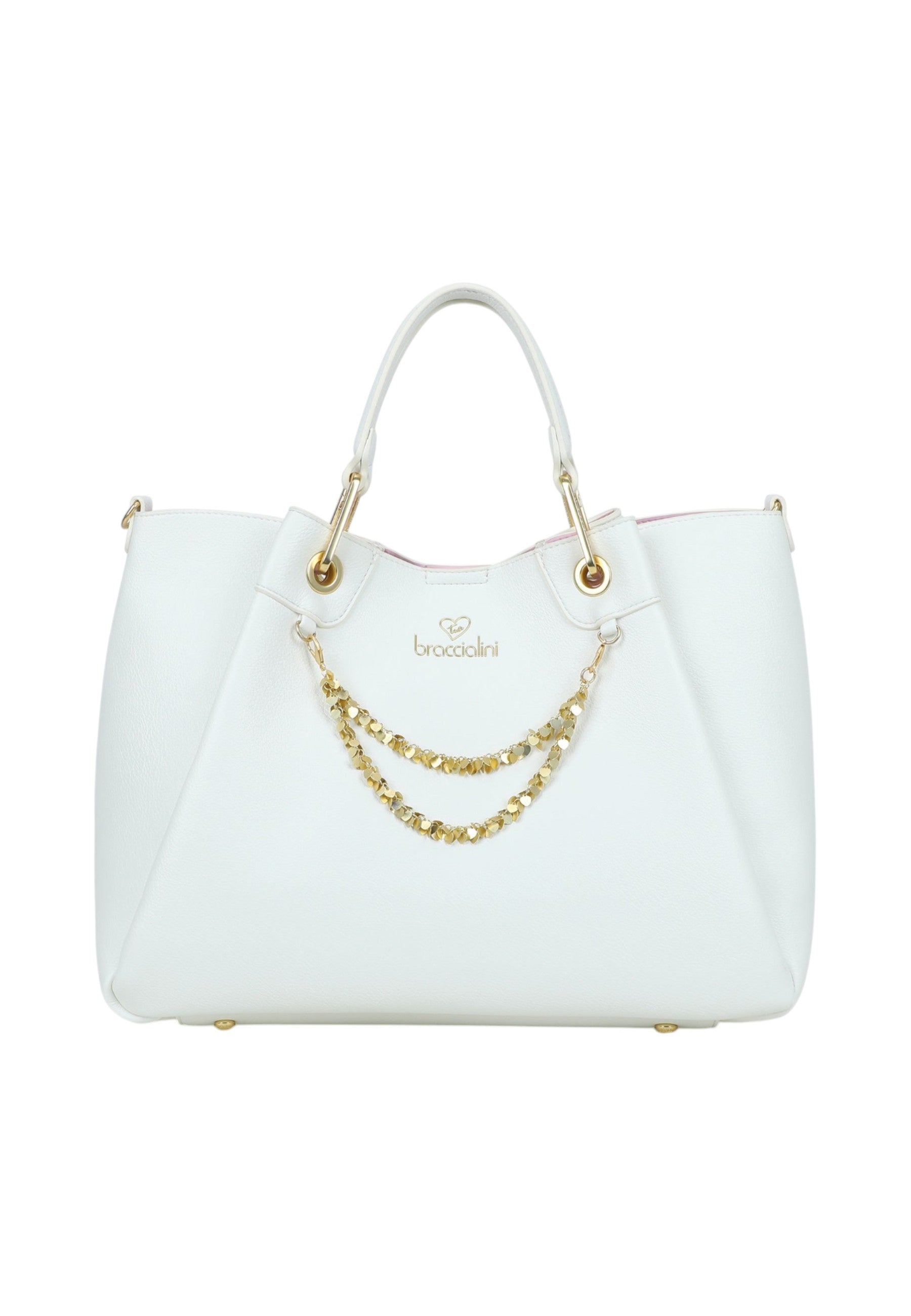 Borsa A Mano Donna Braccialini Large Con Doppio Manico Con Tracolla Amy B18812YY
