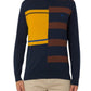 Maglione A Girocollo Uomo Harmont & Blaine Color Block Righe Spezzate  HRP821030788