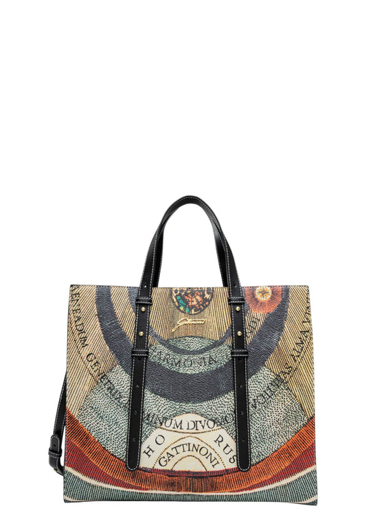 Borsa A Mano Donna Gattinoni Large Double Handle Planetarium BEGPL8132WPQ