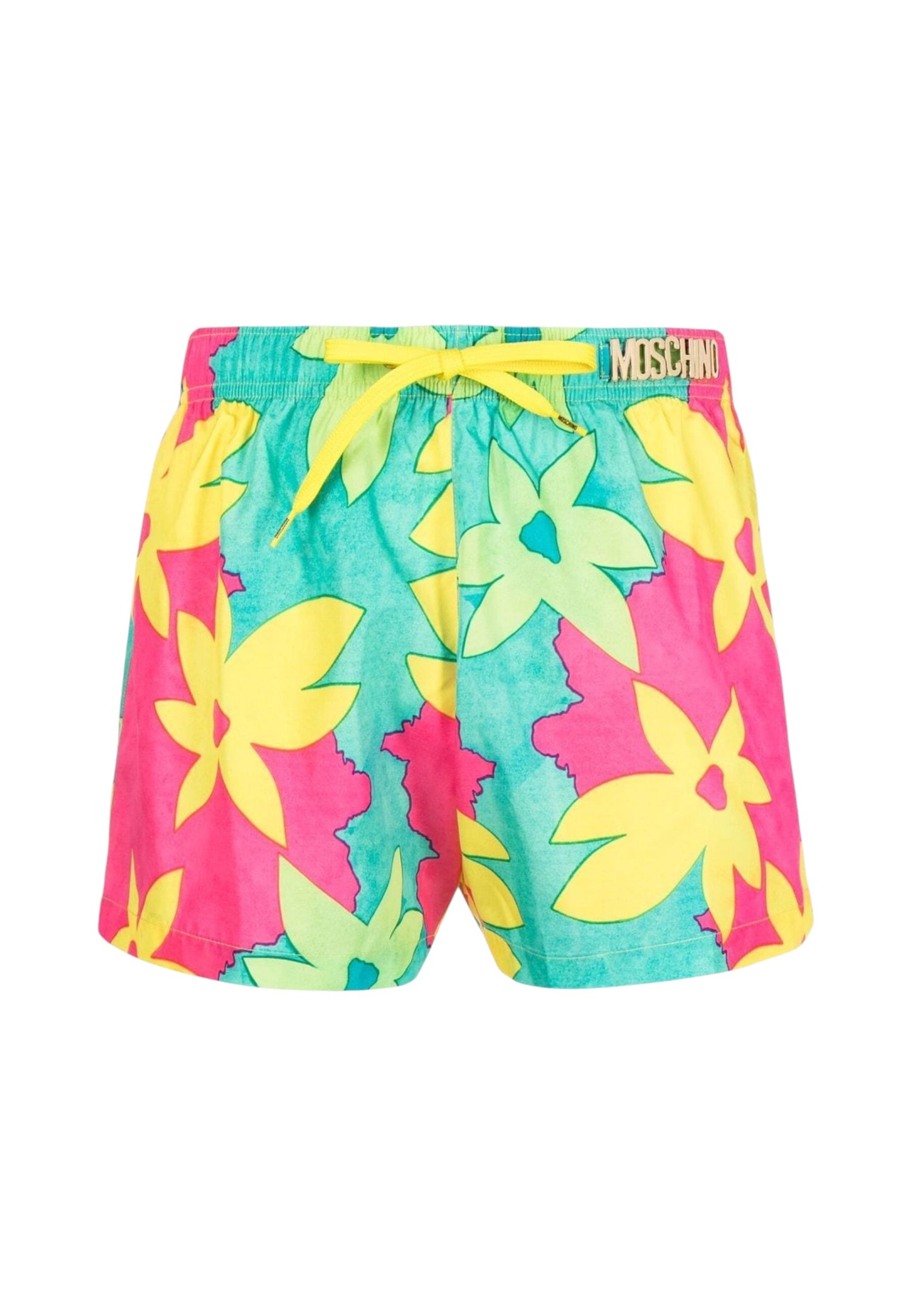 Costume da bagno Short Uomo Moschino Floreale Con Placca Moschino In Metallo  V 611623051