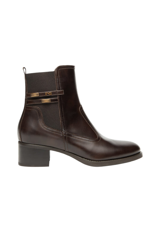 Stivaletti Tronchetti Donna Nero Giardini Tacco 4 CM  I513841D