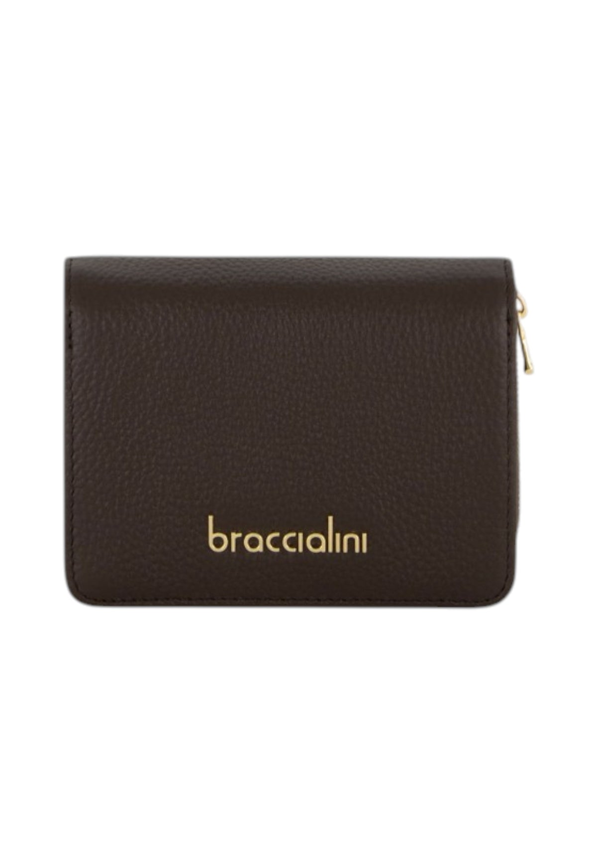 Portafoglio Con Patta Donna Braccialini Piccolo, Chiusura con clip, Logo Braccialini in metallo, Dimensioni: 12 x 2.5 x 9 Cm Basic B18706BA