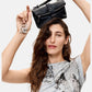 Portafoglio Con Portamonete Donna Desigual  Mone Half Logo Clutch Micro Black 26WAYP03