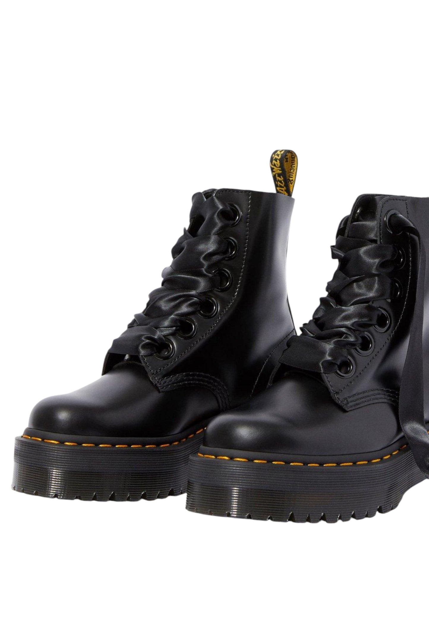 Stivaletti Anfibi Donna Dr. Martens  Molly Black Buttero 24861