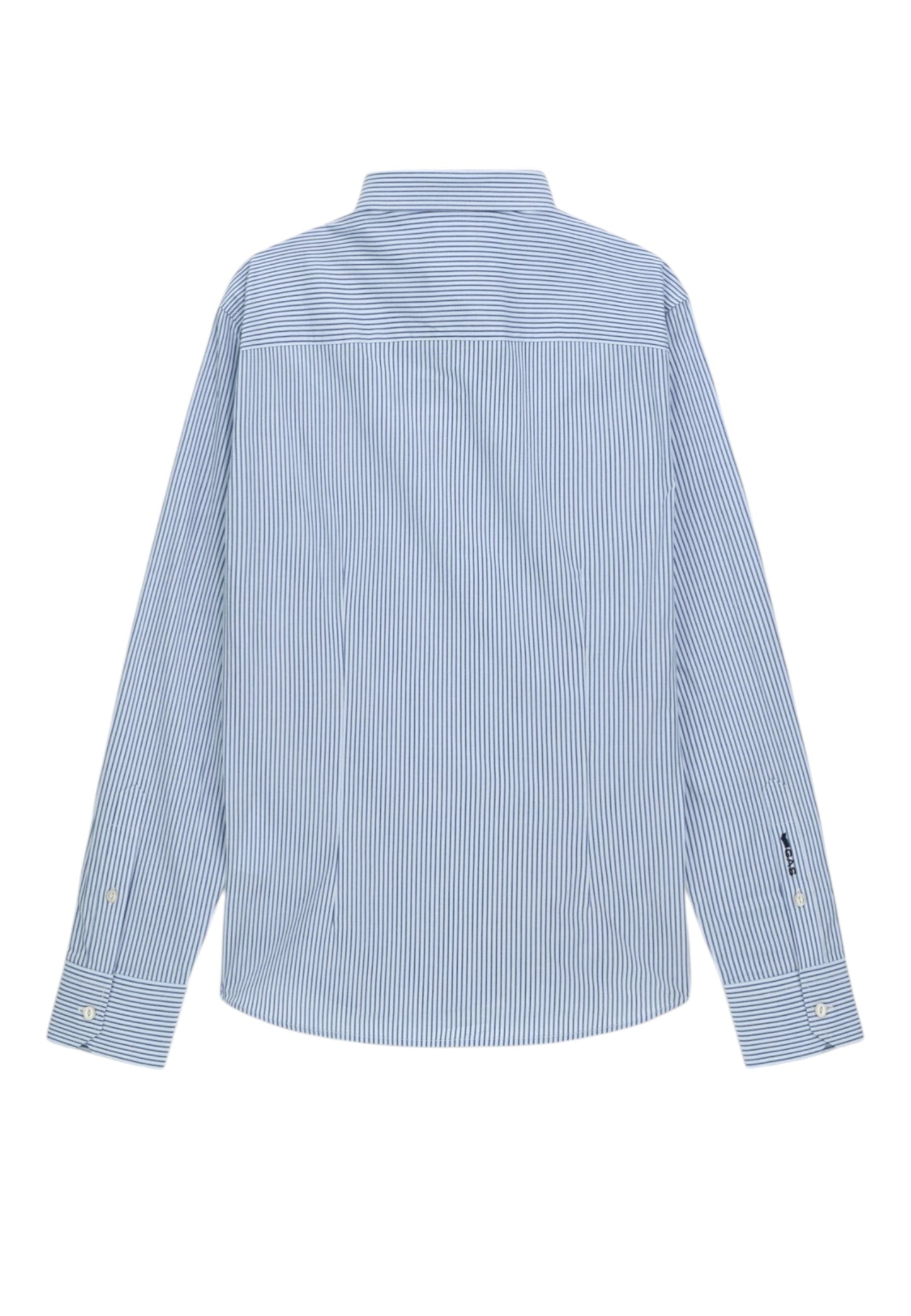 Camicia Manica lunga Uomo Gas Slim Fit In Popeline A Righe N. Kin/S 151440071274