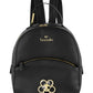 Zaino  Donna Braccialini Zaino compatto, Singolo con tracolle regolabili, Chiusura con zip, Una tasca interna portacellulare, Charm gioiello a forma di margherita, Dimensioni: 27 x 11 x 31 Cm Amy Bijoux B19214YY