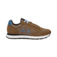 Sneakers Basse Uomo Sun68 Stile Running, Logo Ricamato, Nylon E Suede Tom Solid Z46101