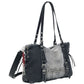 Borsa A Spalla Donna Desigual  Bag Half Logo Denim Lanuza 26WAXD06