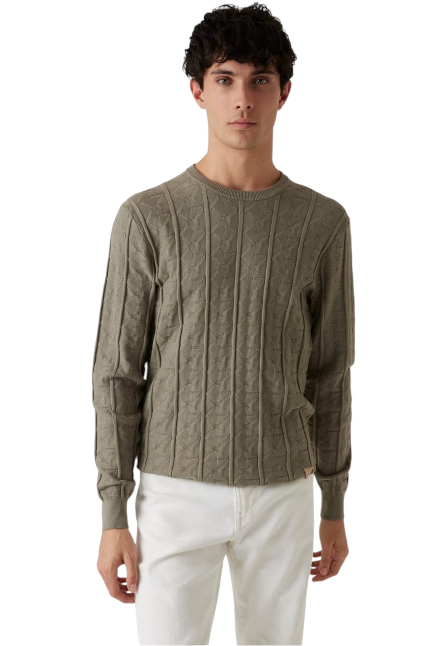 Maglione A Girocollo Uomo Guess Monogram Heron M5YR07Z3FC2