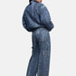 Jeans Barrel Fit Donna Liu Jo Con Stampa Pitone  UF6519D0397